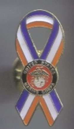 pin 4973 Marine Corps Patriotic Ribbon , United States USMC